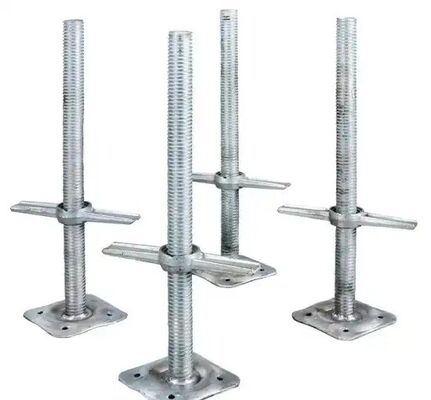 2026 Formwork And Screw Base Jack For Layher Frame Scaffolding For Construction Ladder Scaffolding Parts