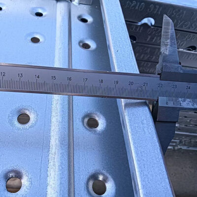 Customized Length Steel Staging Plank With Hot Dip Galvanized Surface