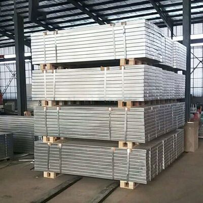 Construction 6061 Andamio Aluminum 240mm Scaffolding Board Metal Hook Plank