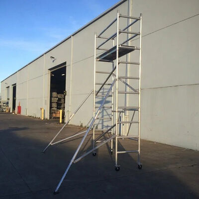 10m Height Aluminum Scaffold Tower China Contruction Equipment Tools