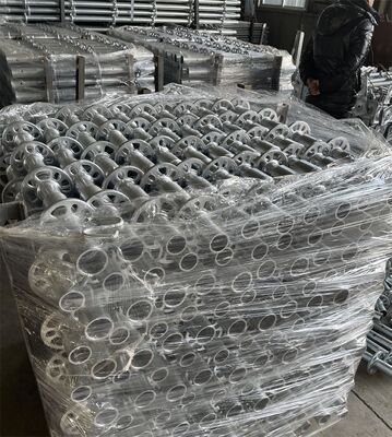 High Strength Hot-dipped Galvanized Q235 Q355 Steel 48mm Ringlock Standard